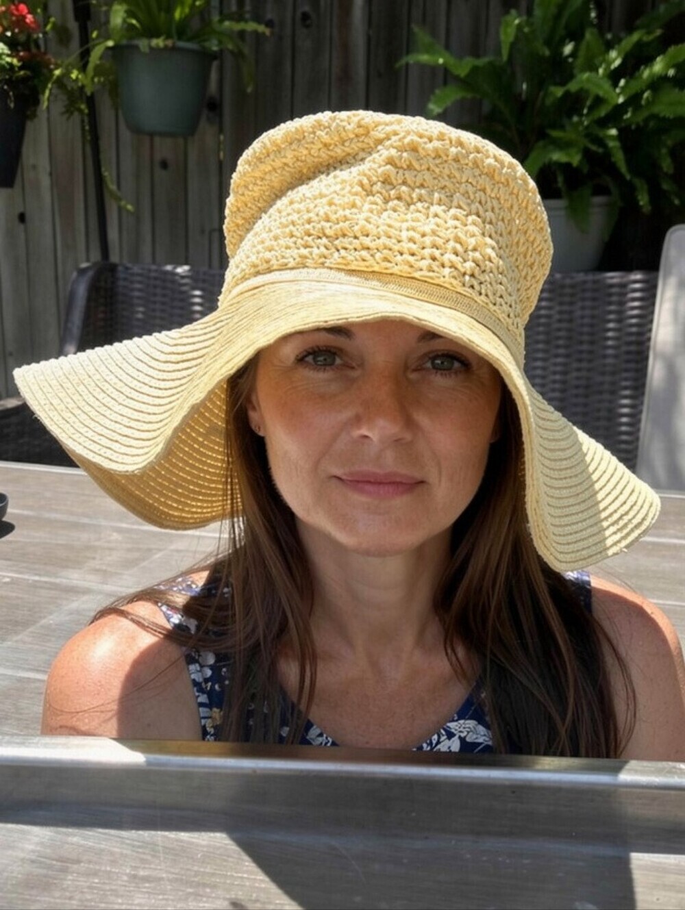 Wide-Brim Straw, Packable, Foldable Sun Hat Resortwear Summer Vacation Beachy